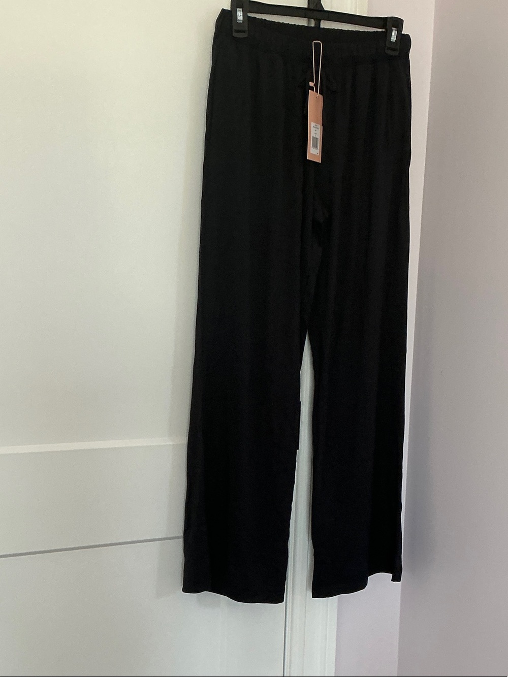 Eberjey Black Lounge Wide-Leg Leggings - Picture 2 of 5